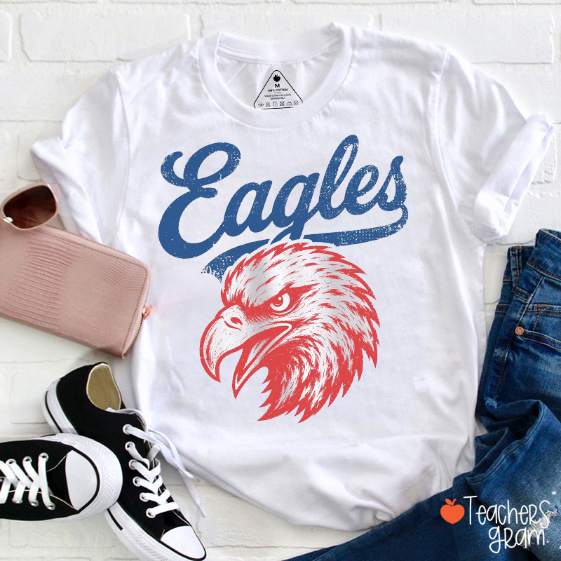 Personalized Mascot Team Name Teacher T-Shirt