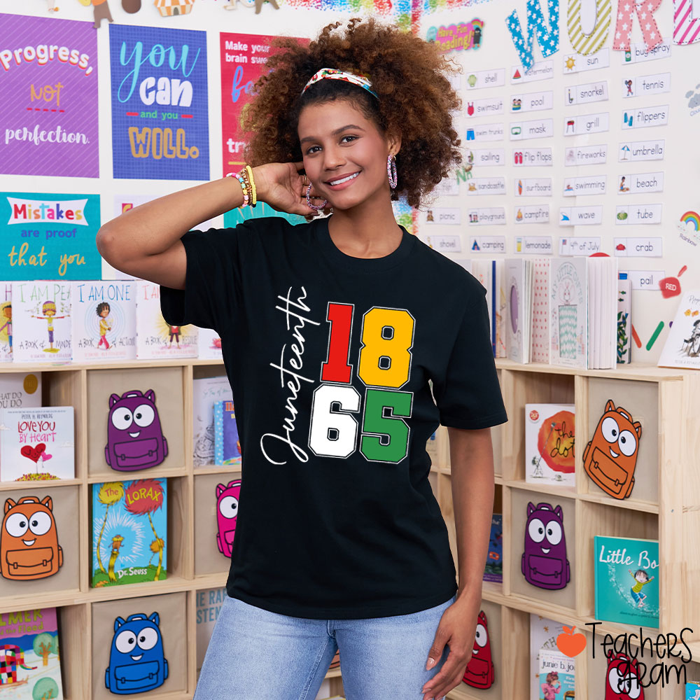 Juneteenth 1865 Teacher T-Shirt