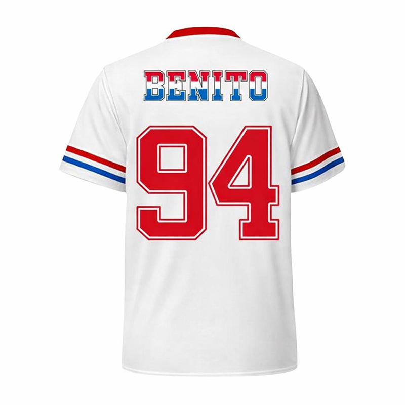 Puerto Rico Team Benito 94 Football Teacher Mesh Jersey