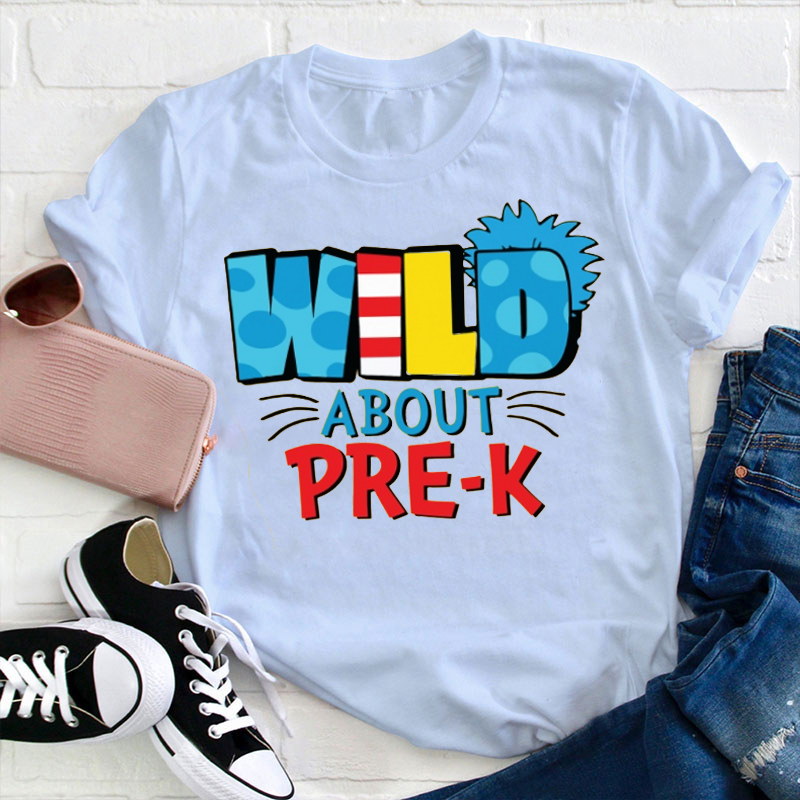 Personalized Wild About Teacher T-Shirt