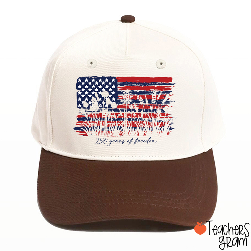 Land Of The Free Home Of The Brave Teacher Baseball Cap