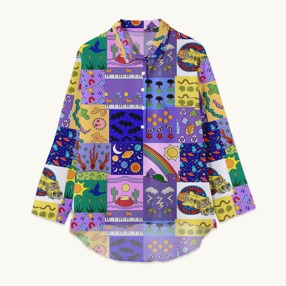 Take Chances Make Mistakes Get Messy Teacher Crinkle Fabric Shirt