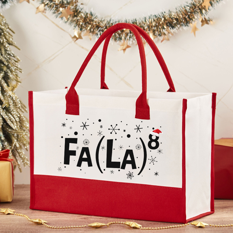FA LA Teacher Cotton Tote Bag