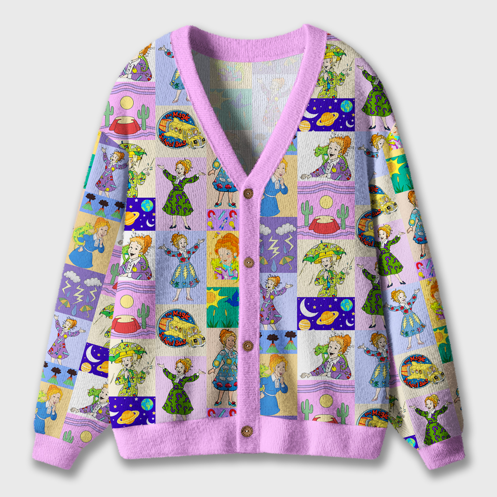 Magic School Lady Teacher Ugly Cardigan Sweaters