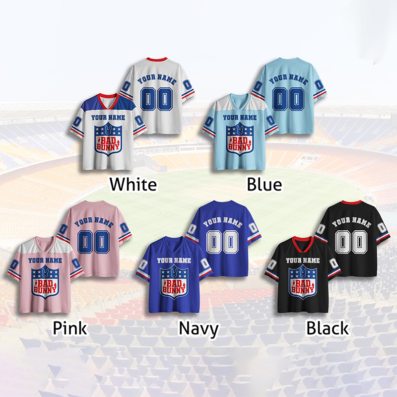 Personalized Name Benito Puerto Rico Football Teacher Mesh Jersey