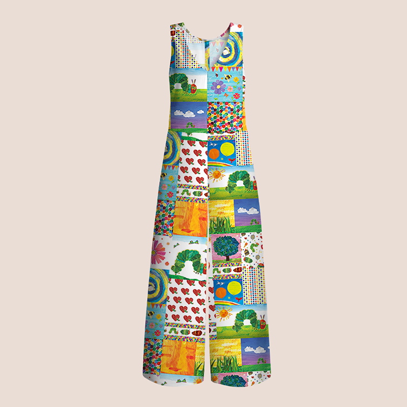 Garden Trip With Caterpillars Teacher Jumpsuit