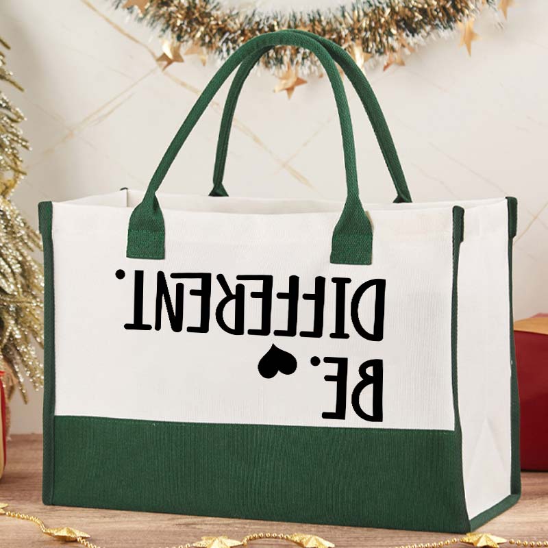 Be Different Teacher Cotton Tote Bag