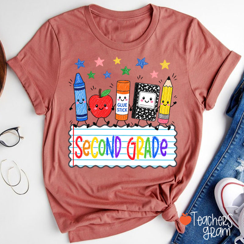 Personalized Grade And Name Dream Team Teacher T-Shirt
