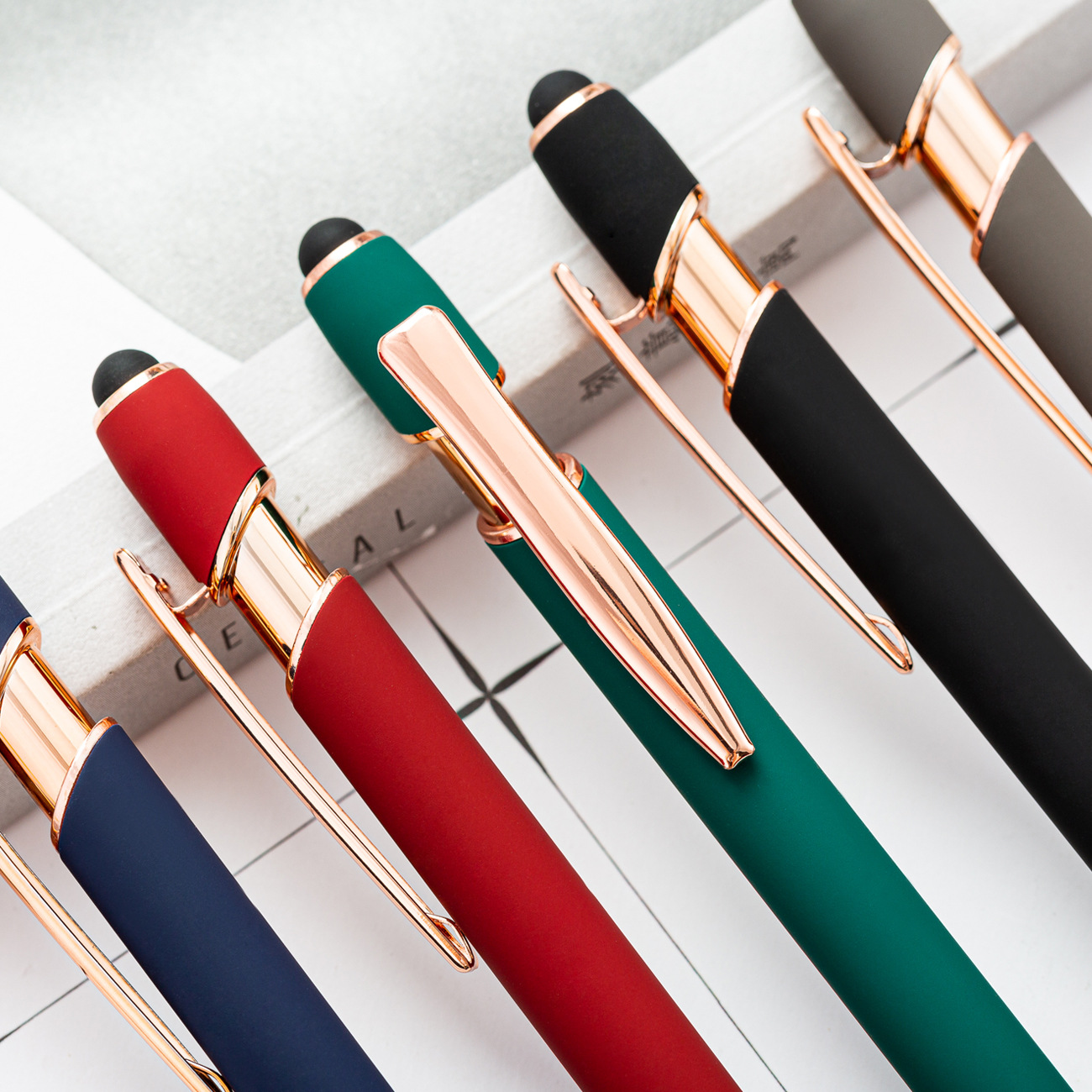 Personalized Luxurious Soft Touch Teacher Pens(30% Off Buy 10+, 50% Off Buy 30+)
