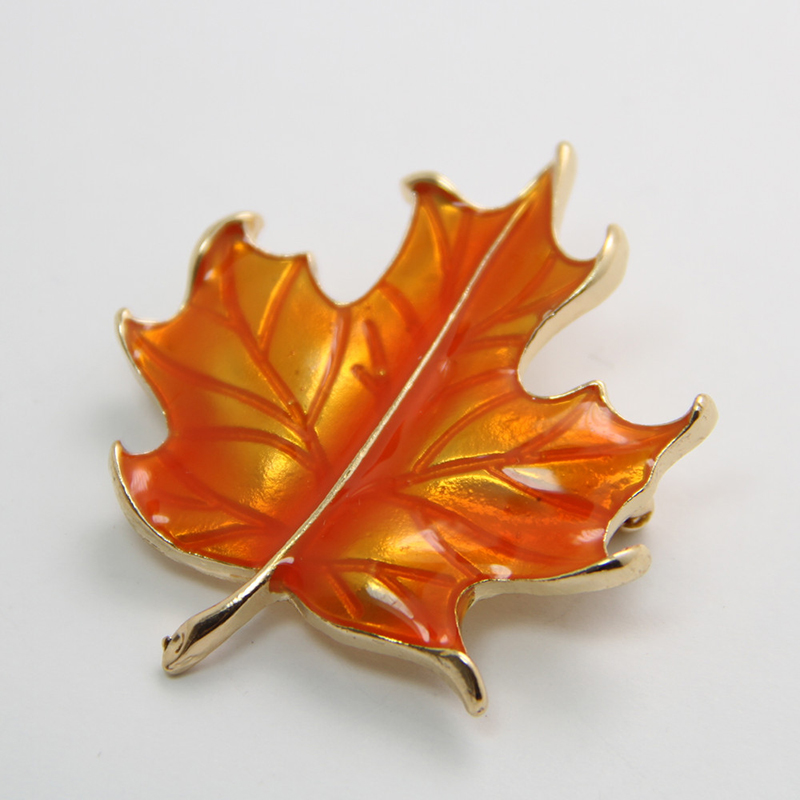 Thanksgiving Gift Maple Leaf Teacher Pin