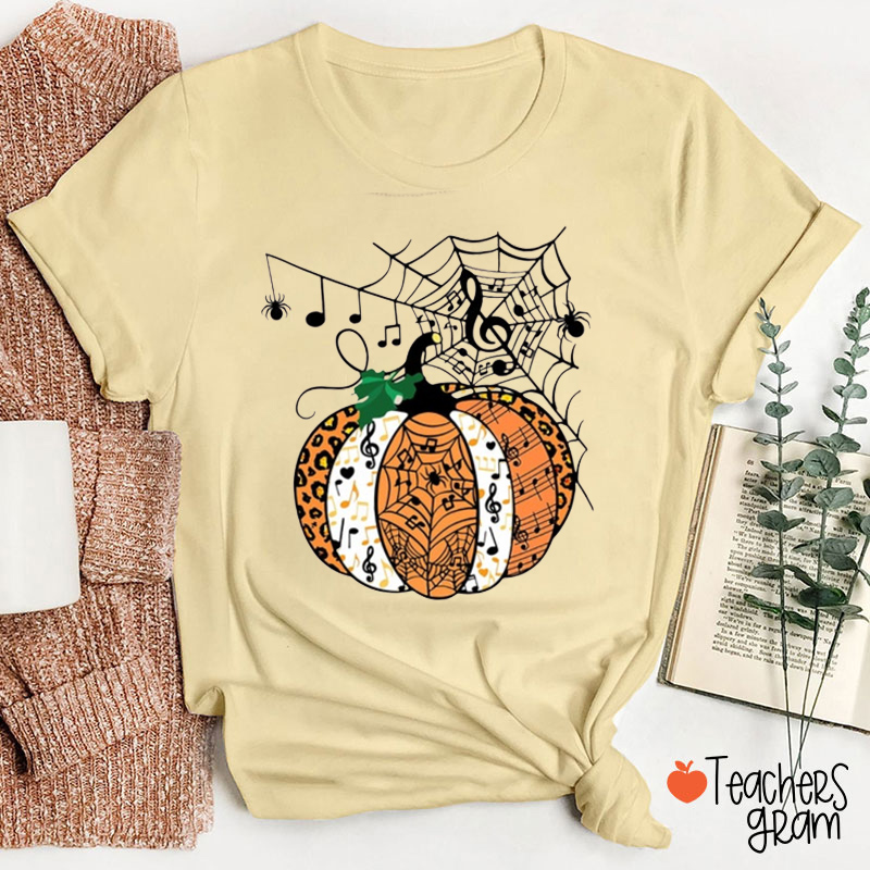 Music Teacher Halloween Teacher T-Shirt