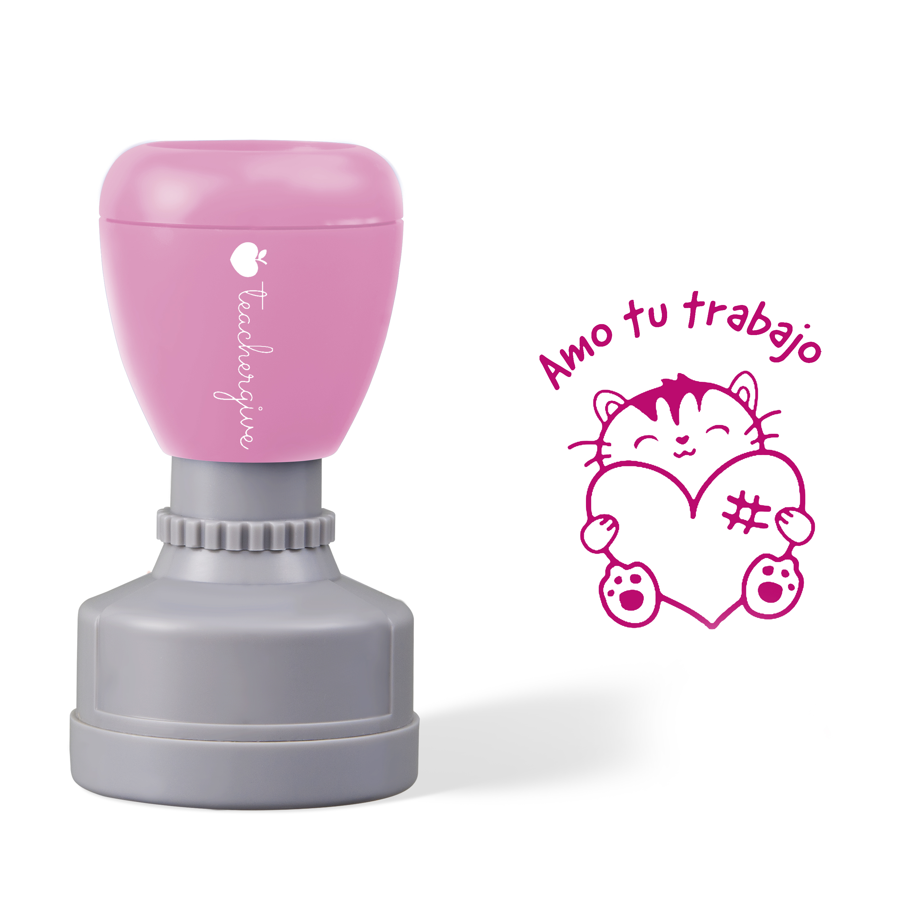 Teachergive | Amo tu trabajo Spanish Teacher Stamp sale