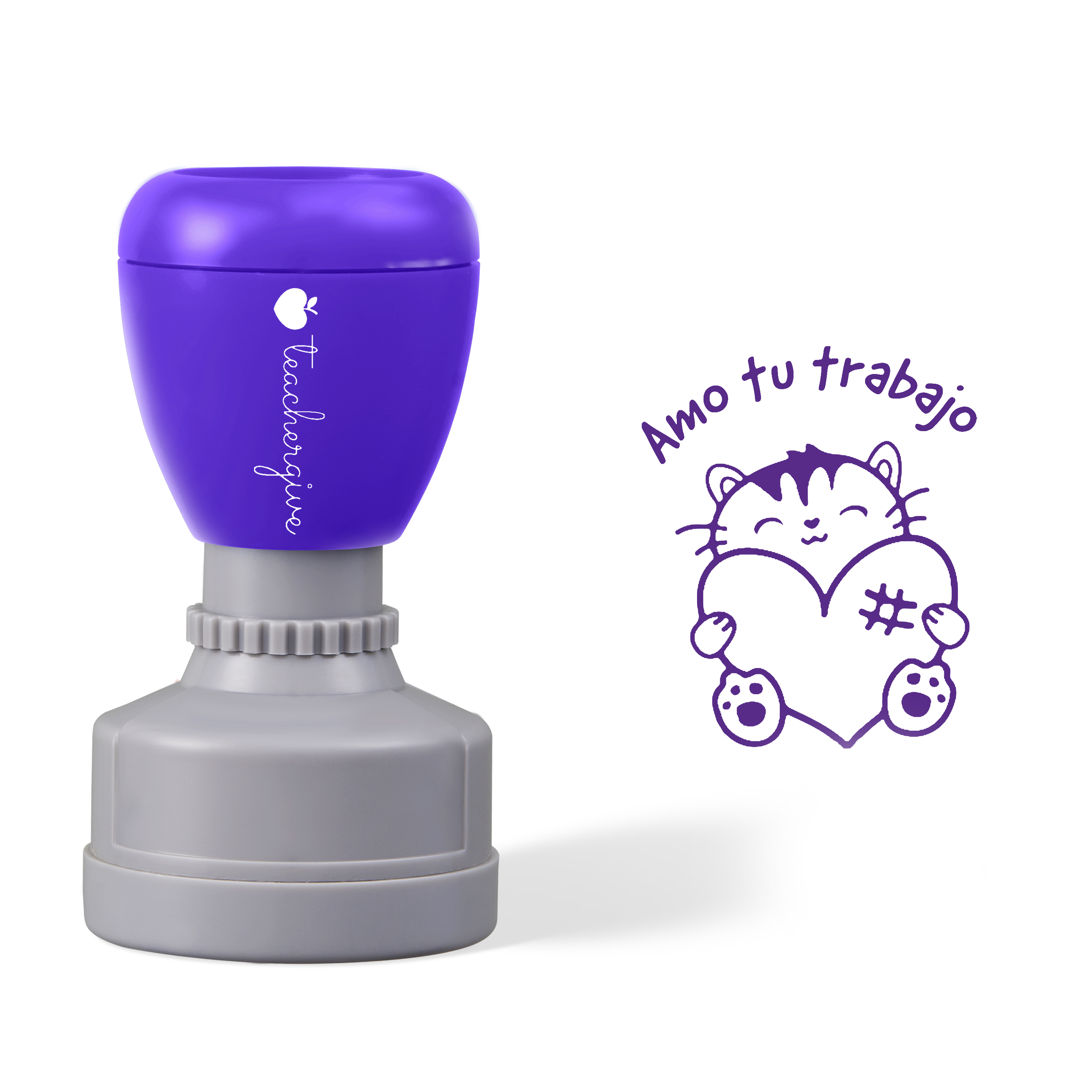 Amo tu trabajo Teacher Stamp