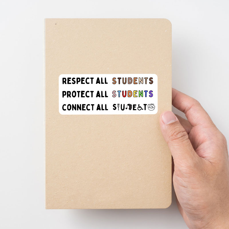 Connect All Students Teacher Stickers