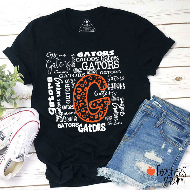 Personalized School Mascot Game Day Teacher T-Shirt
