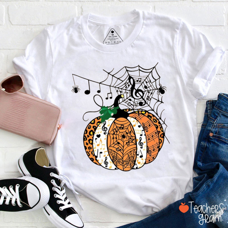 Music Teacher Halloween Teacher T-Shirt