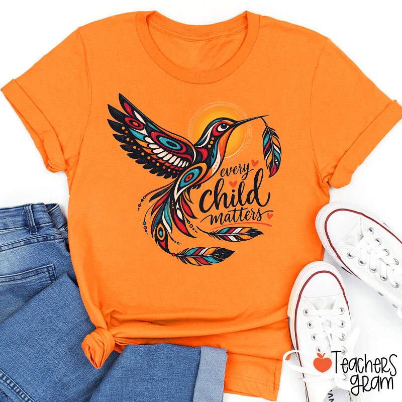 Every Child Matters Orange Day Teacher T-Shirt