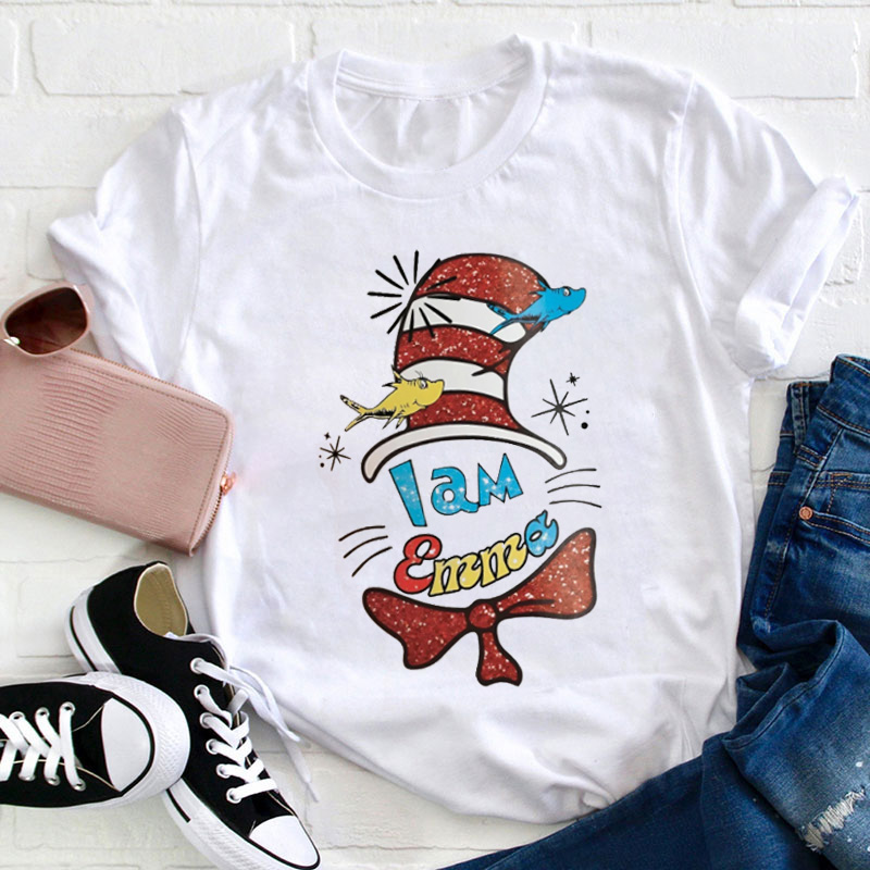 Personalized Name I Am Reading Teacher T-Shirt
