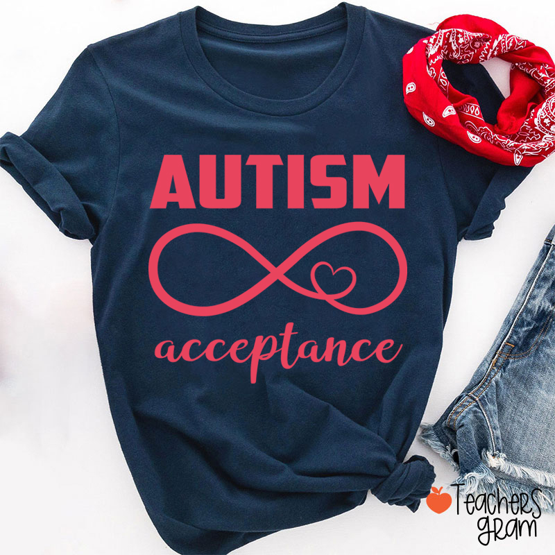 Autism Acceptance Teacher T-Shirt