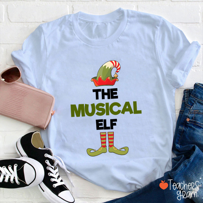 Personalized Subject The Musical Elf Teacher T-Shirt