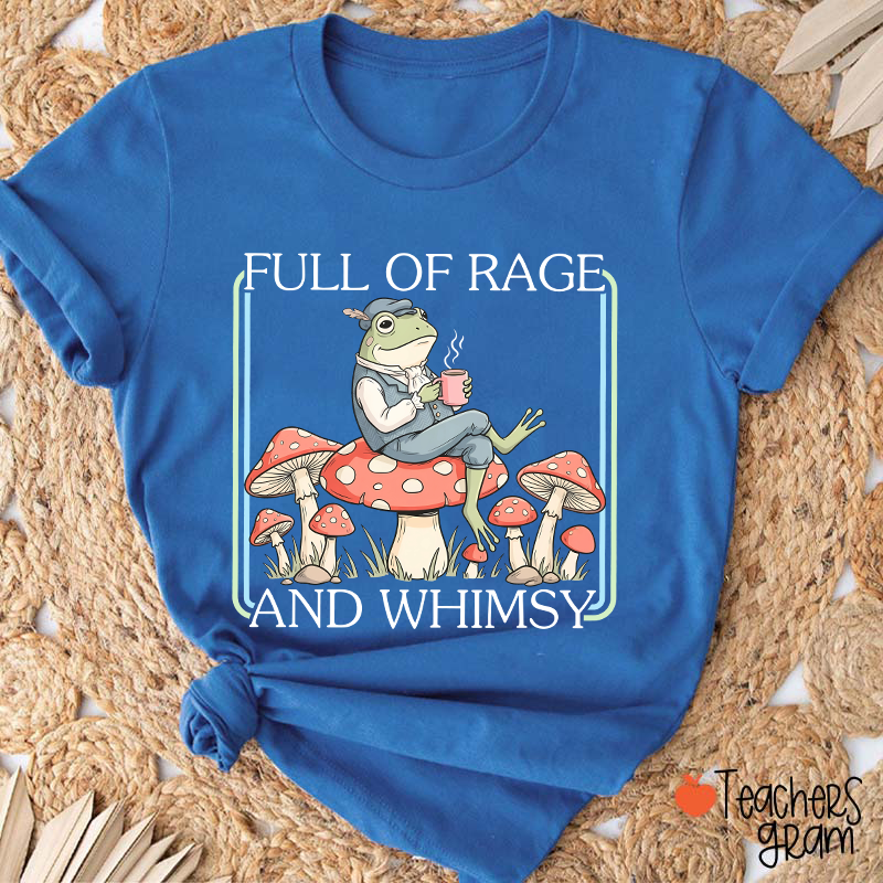 Full Of Rage And Whimsy Teacher T-Shirt