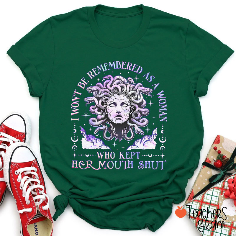 Medusa Feminist Teacher T-Shirt