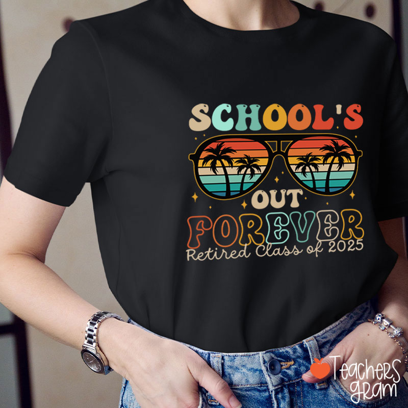 Personalized Bruh School's Out Forever Teacher T-Shirt