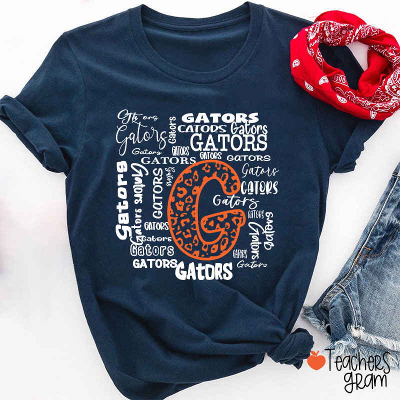 Personalized School Mascot Game Day Teacher T-Shirt