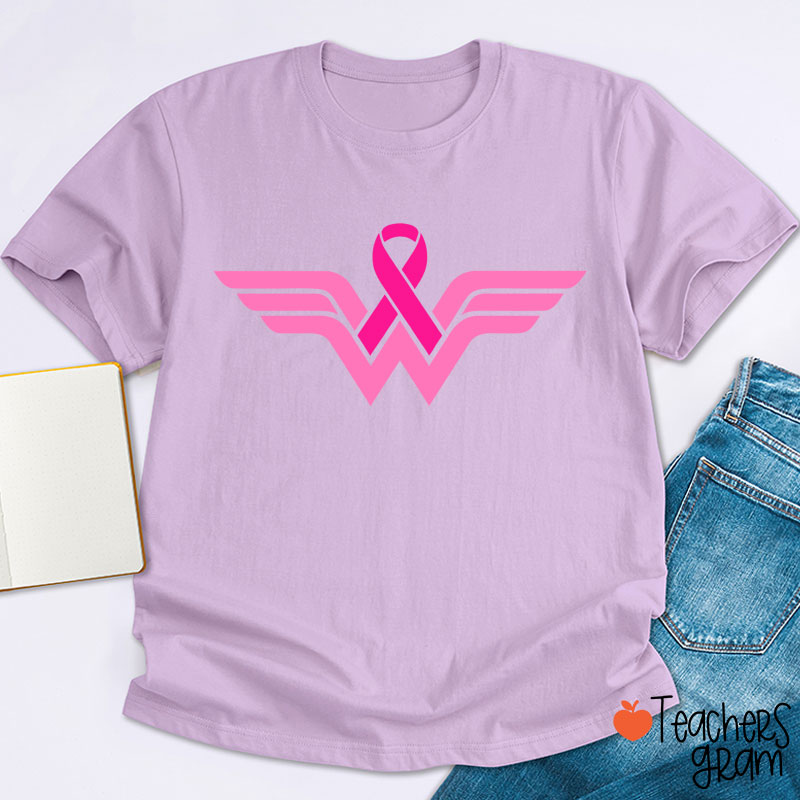 Strong Woman Cancer Fighter Teacher T-Shirt