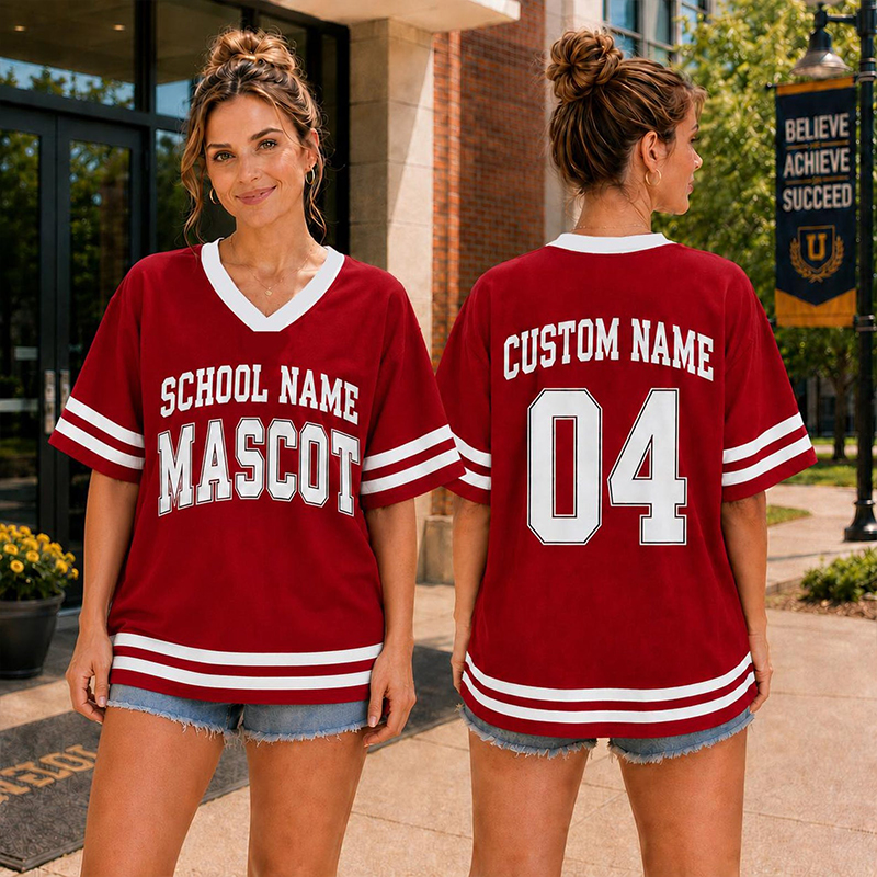 Personalized School Name Mascot Name And Number Teacher Mesh Jersey