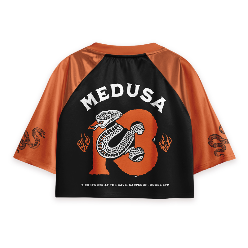 Burn The Patriarchy Teacher Crop Jersey