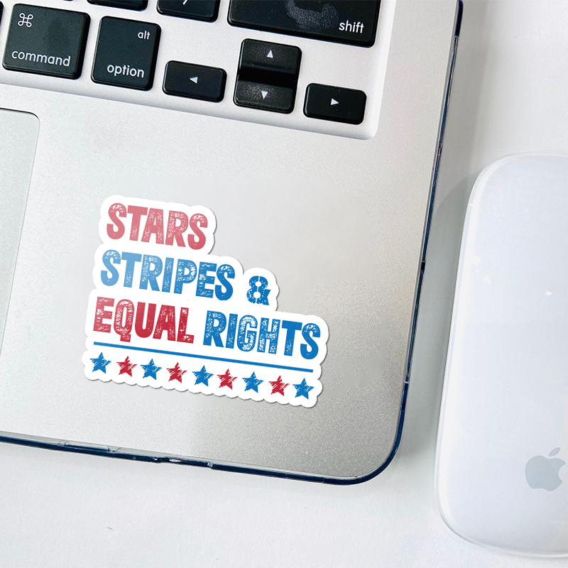 Stars Stripes And Equal Rights Teacher Stickers