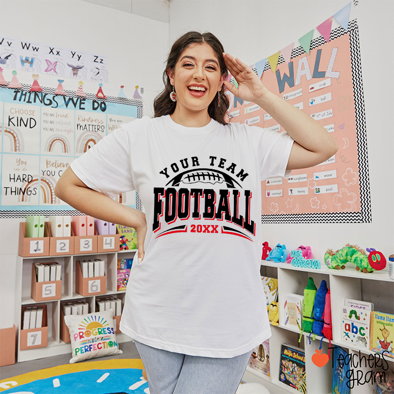 Personalized Mascot And Sport Pride Teacher T-Shirt