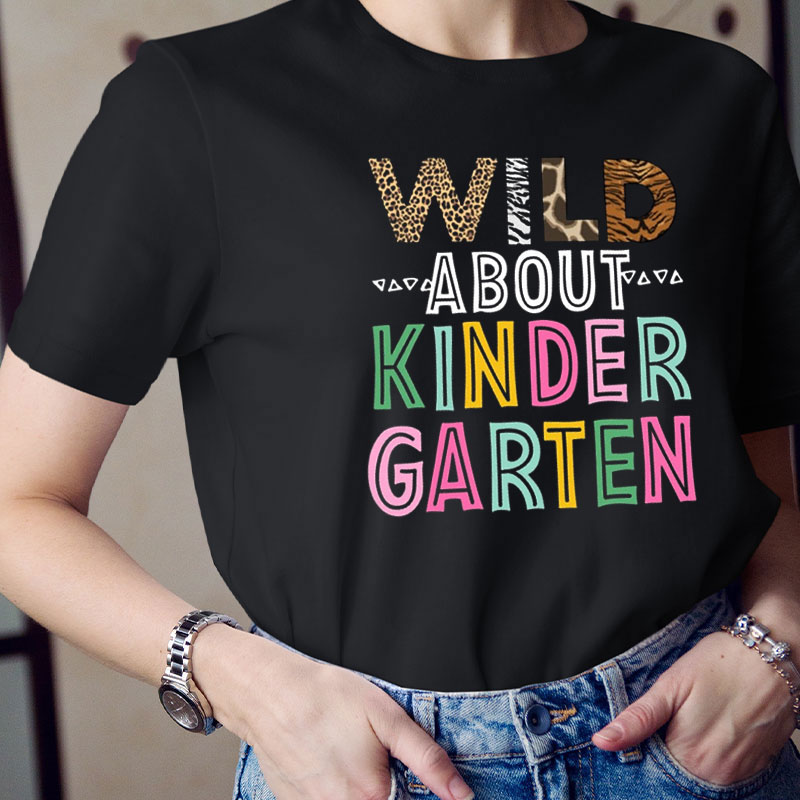 Personalized Wild About Different Grade Teacher T-Shirt