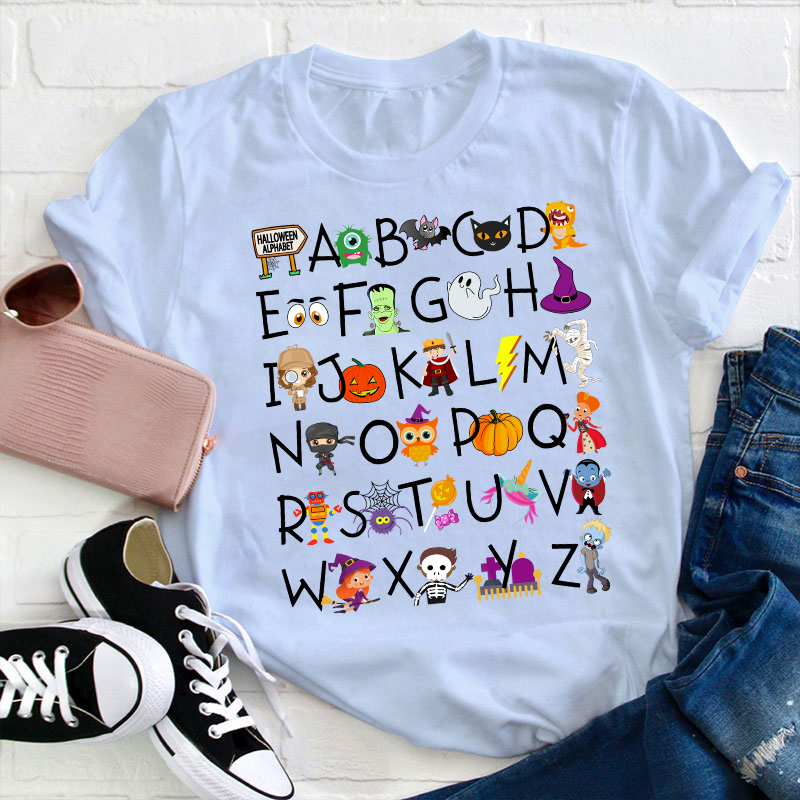 Halloween Alphabet T-Shirt