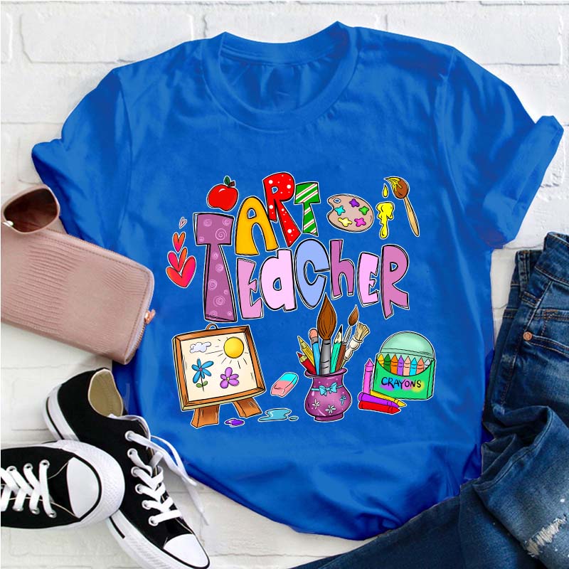 Drawing Lover Teacher T-Shirt