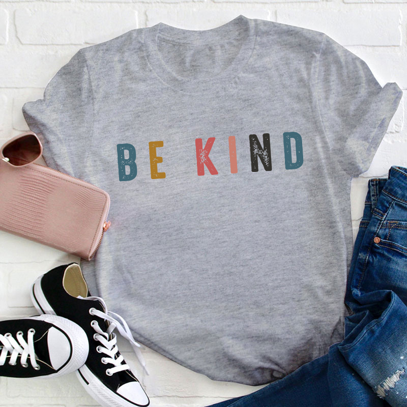 Retro Style Be Kind Teacher T-Shirt