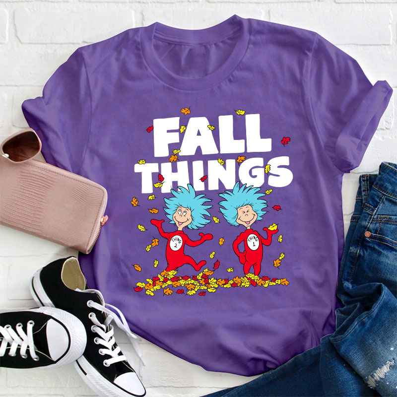 Fall Things Teacher T-Shirt