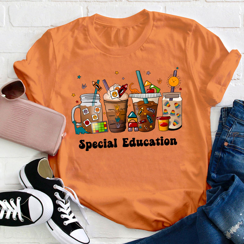 Special Education Beverage Teacher T-Shirt