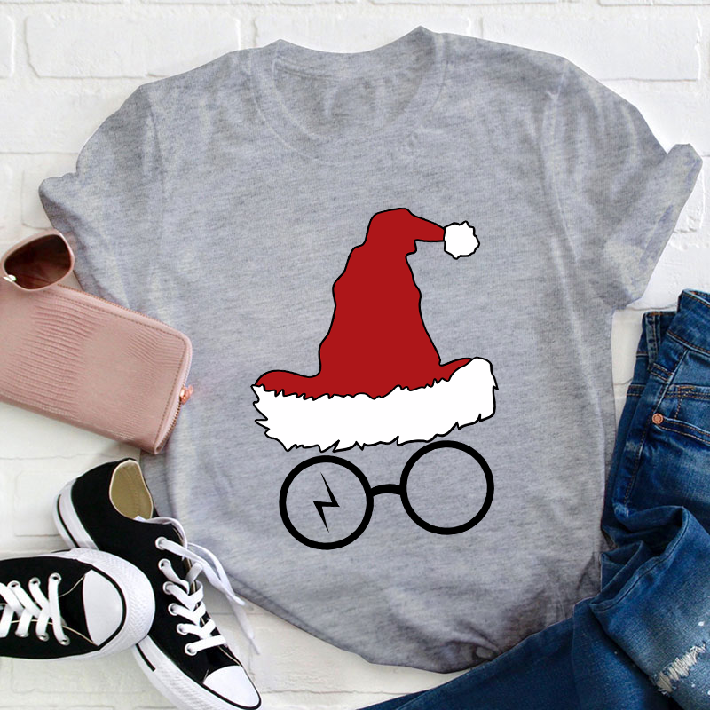 Feel The Magic Of Christmas Teacher T-Shirt