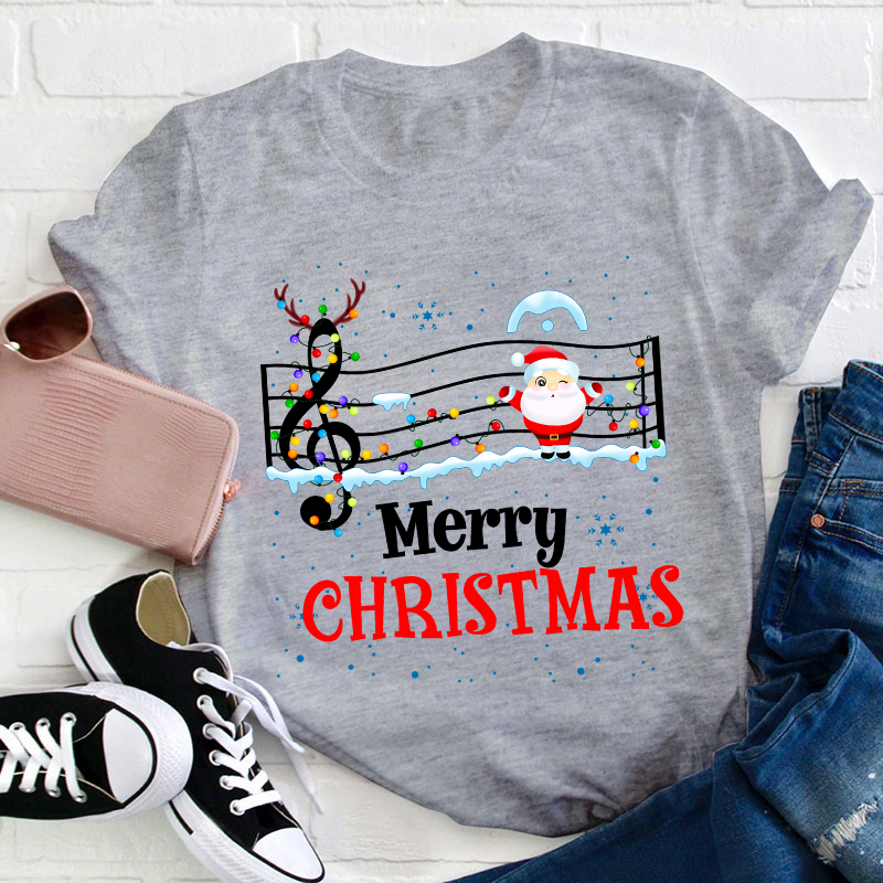 La La La Merry Christmas Teacher T-Shirt