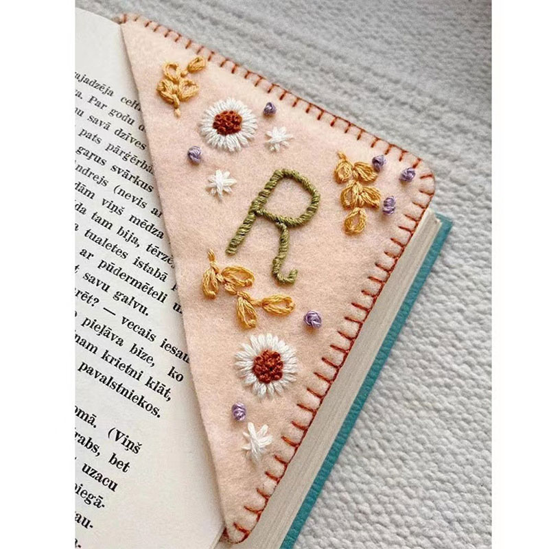 Personalized Embroidery Felt Bookmarks
