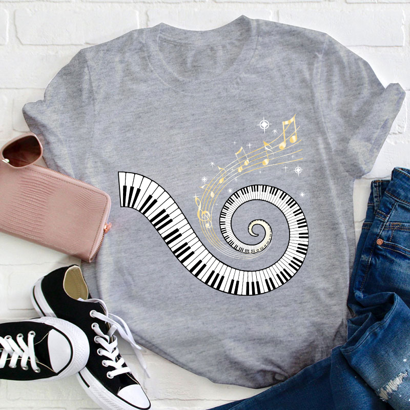 Follow The Rhythm Of The Music Teacher T-Shirt