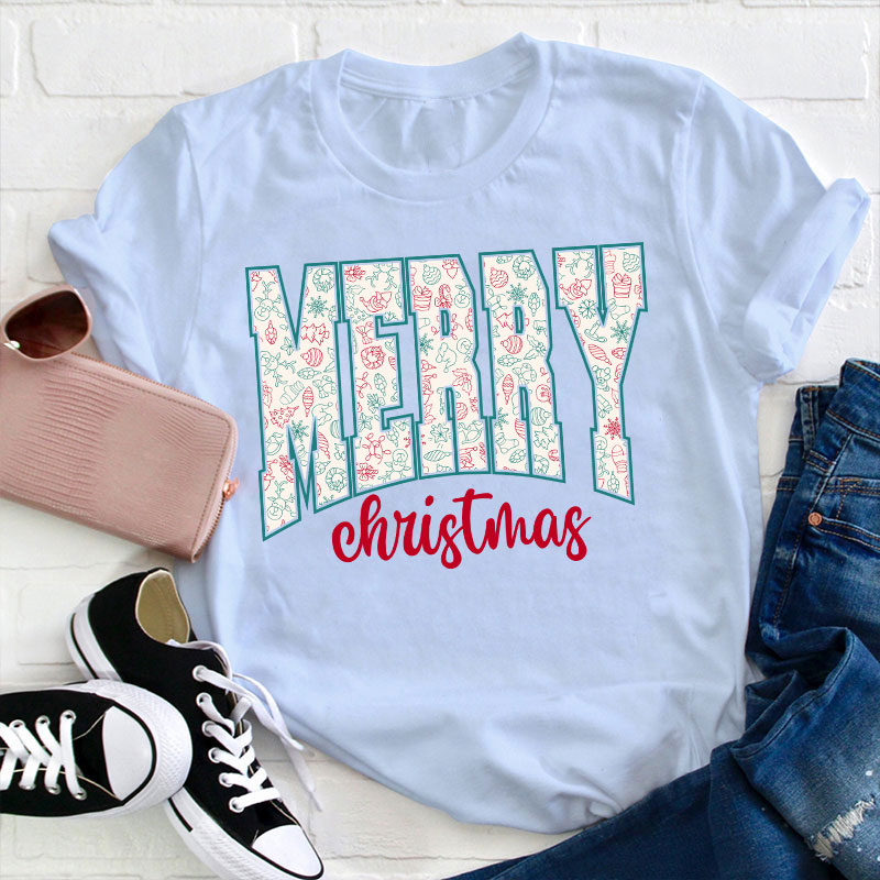 Merry Christmas Teacher T-Shirt
