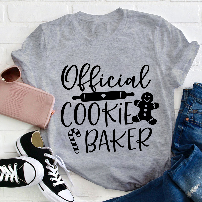 Official Cookie Baker Teacher T-Shirt