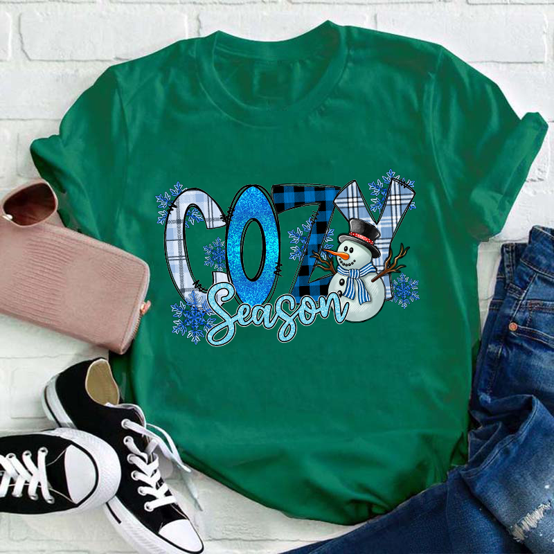 Cozy Season Teacher T-Shirt