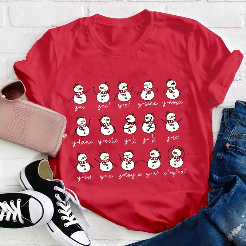 Sonwman Mathematical Formula Teacher T-Shirt