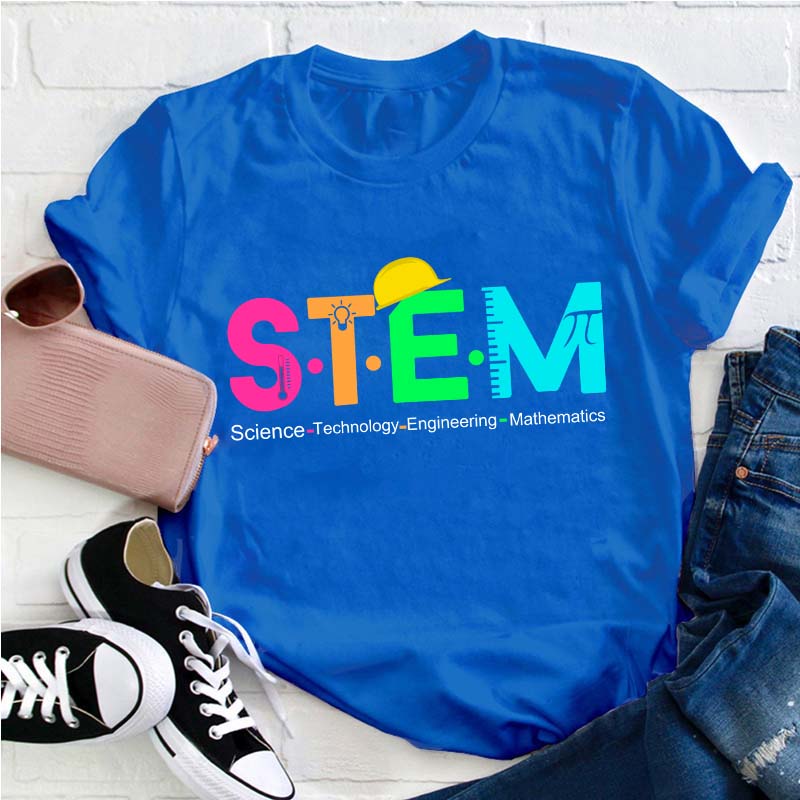 Science Technology Engineering Mathematics Teacher T-Shirt
