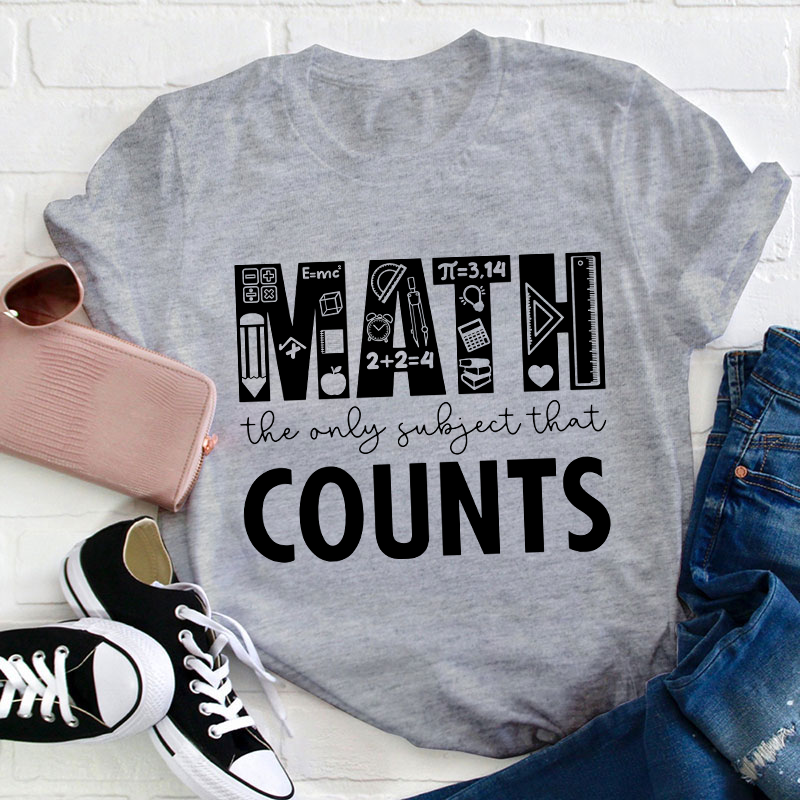 Math Counts Teacher T-Shirt