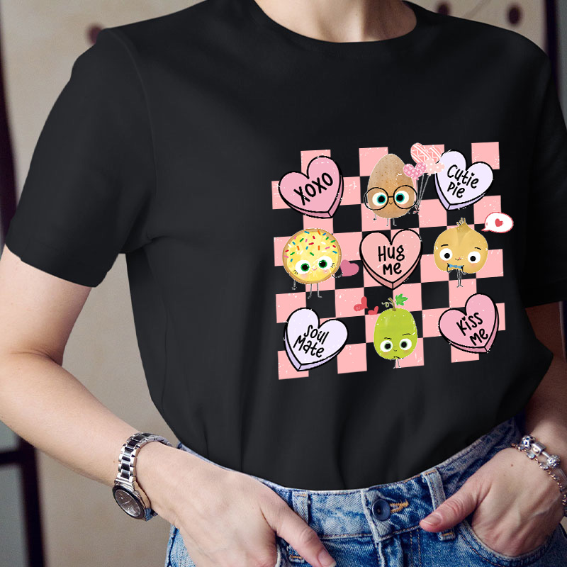 Xoxo Hug Me Kiss Me Teacher T-Shirt